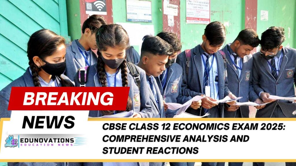 CBSE Class 12 Economics Exam 2025
