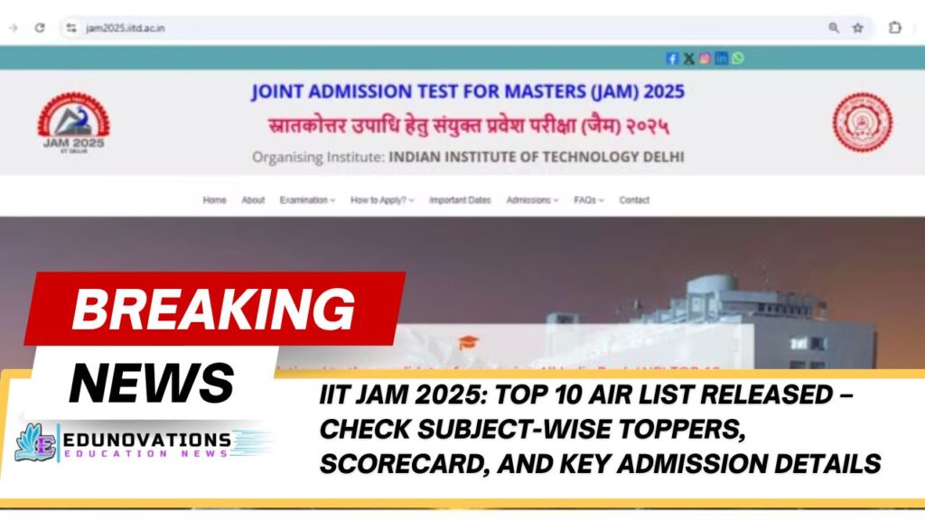 IIT JAM 2025
