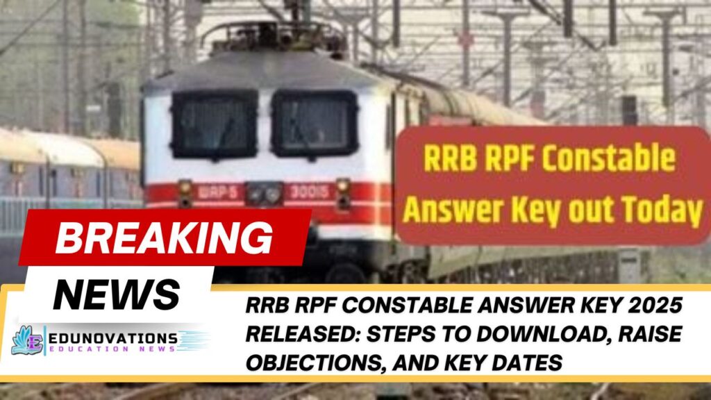 RRB RPF Constable Answer Key 2025