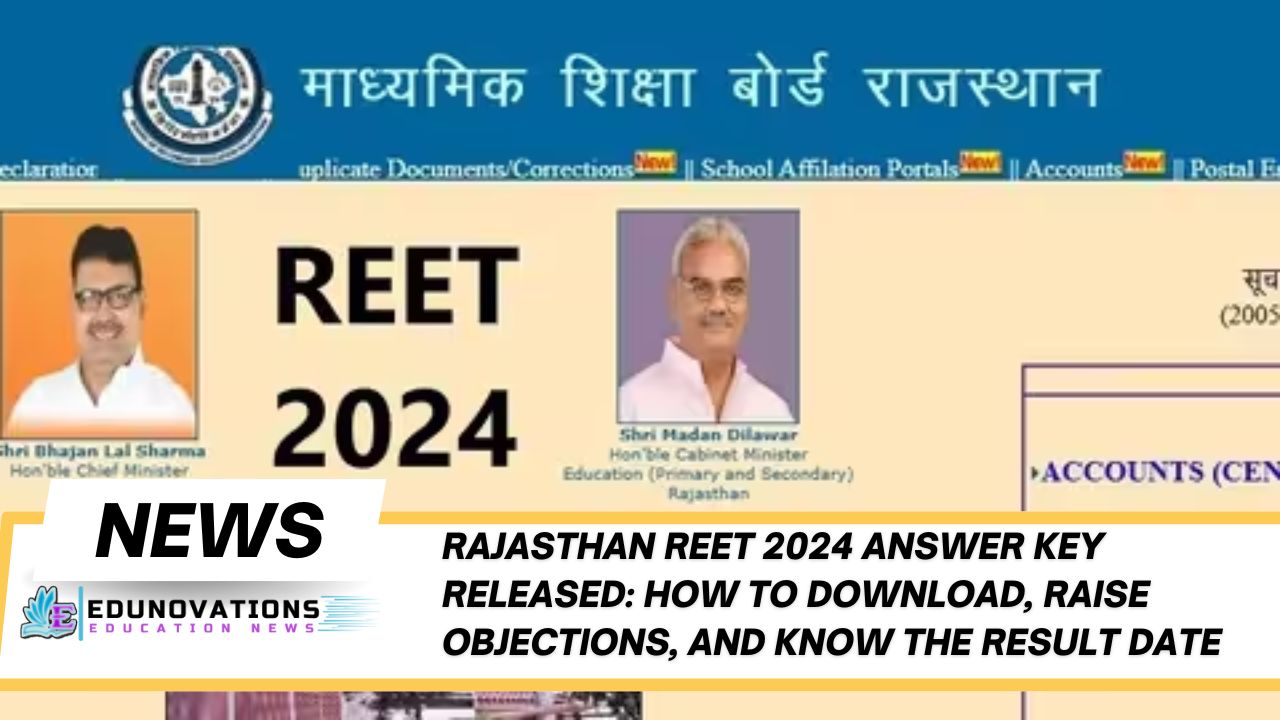Rajasthan REET 2024 Answer Key