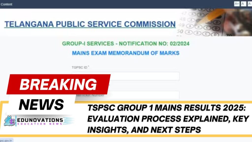 TSPSC Group 1 Mains Results 2025