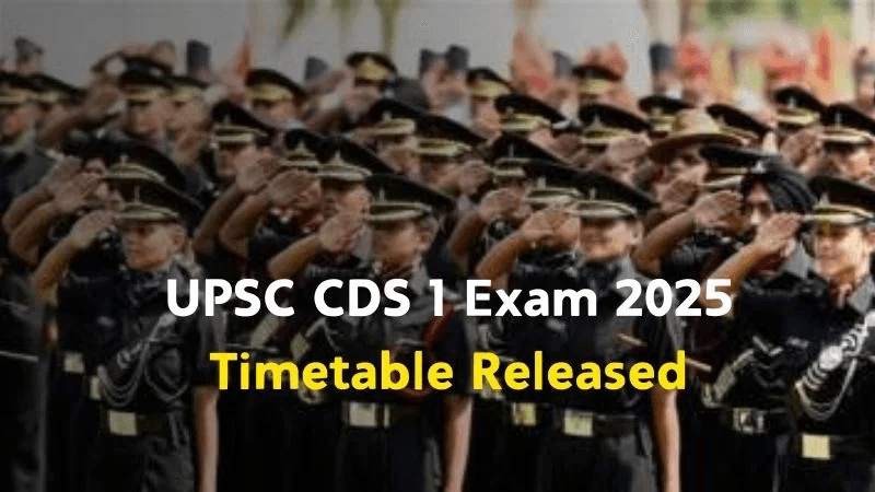UPSC CDS 1 Exam 2025 UPSC CDS 1 Exam 2025