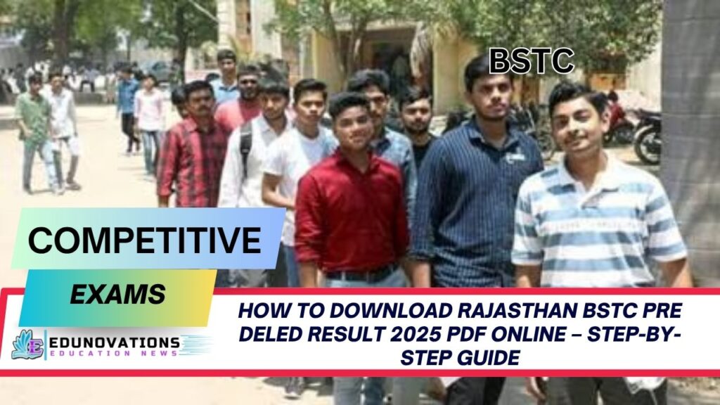 BSTC Pre DElEd Result 2025