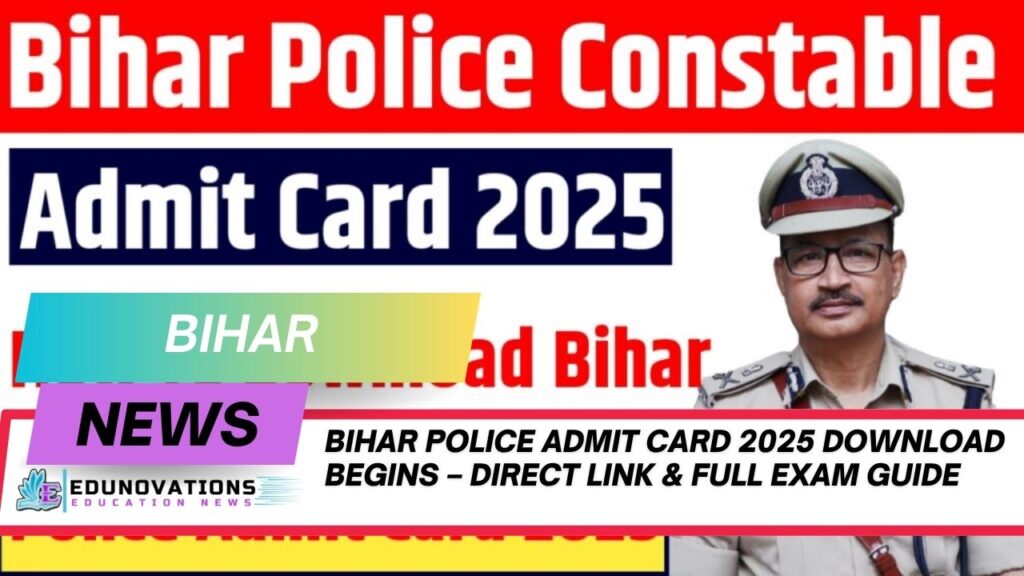 Bihar Police Admit Card 2025 download