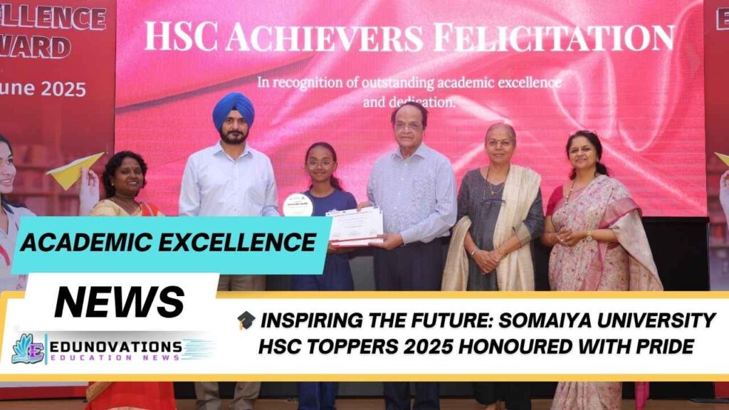 Somaiya University HSC Toppers 2025