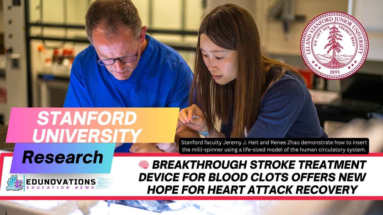 Stroke Treatment Device for Blood Clots