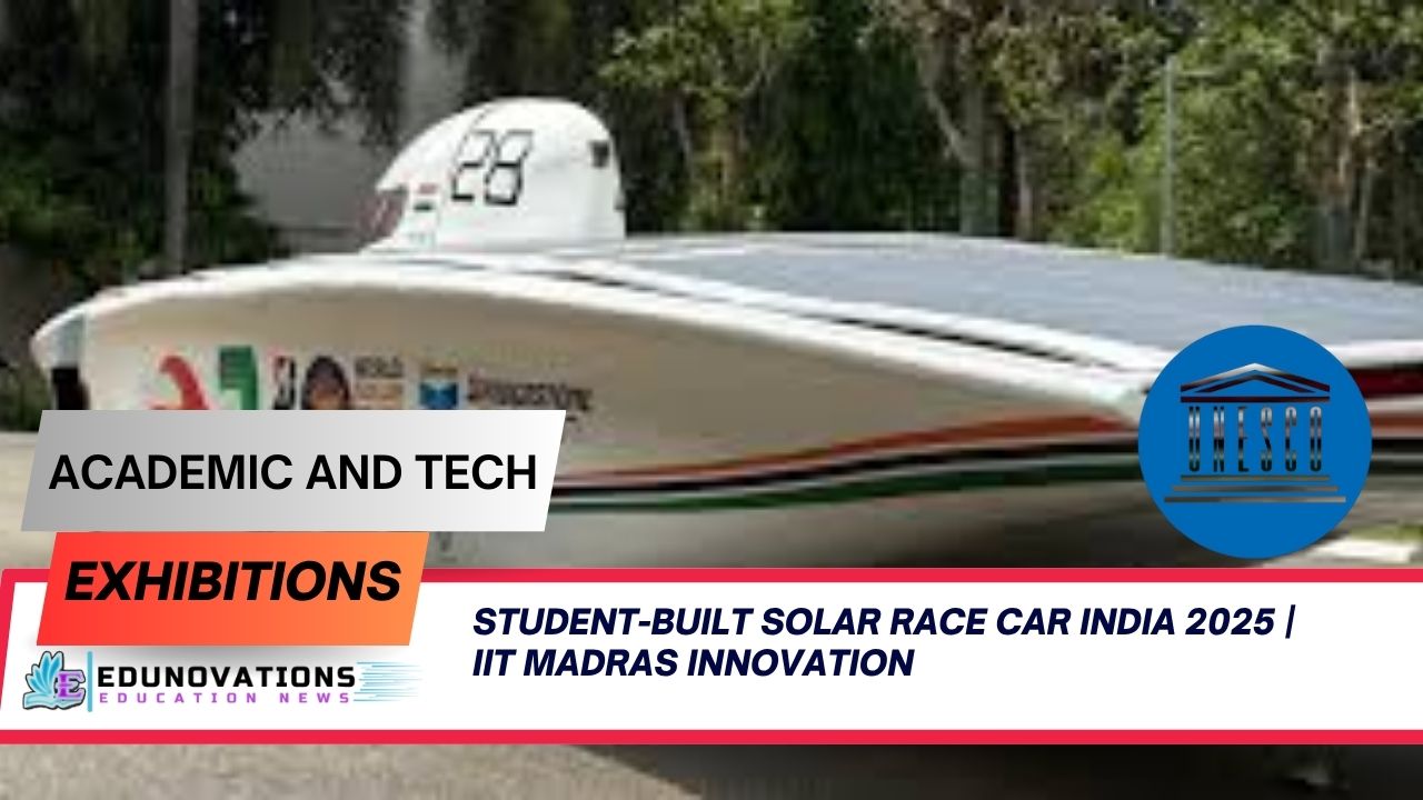 student-built solar race car India 2025