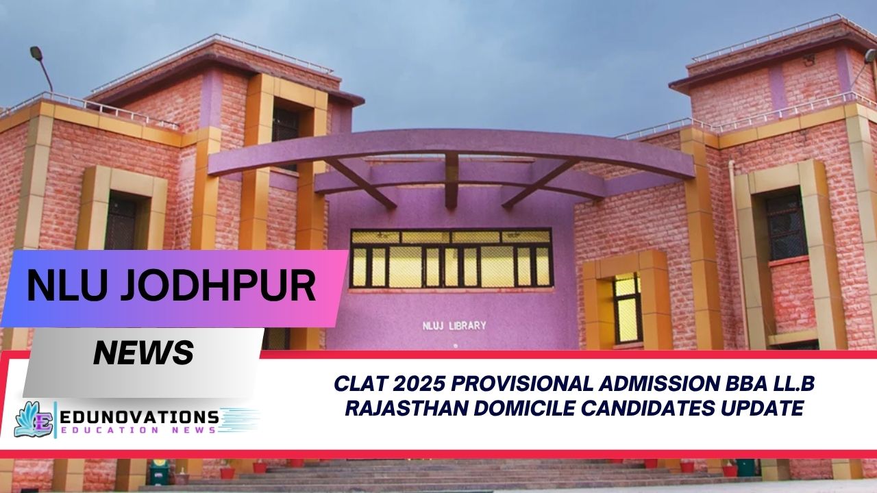CLAT 2025 provisional admission BBA LL.B Rajasthan domicile