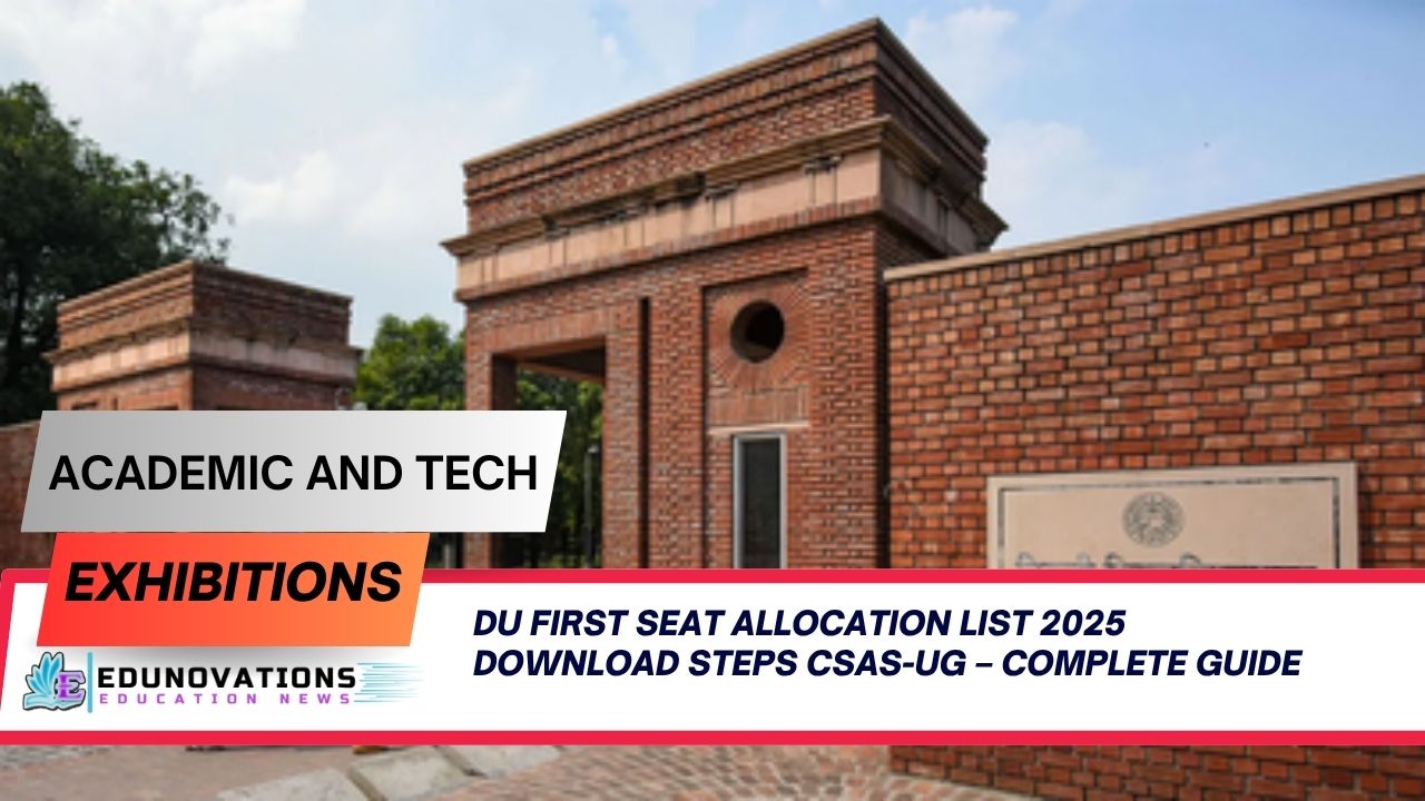 DU first seat allocation list 2025 download steps CSAS-UG