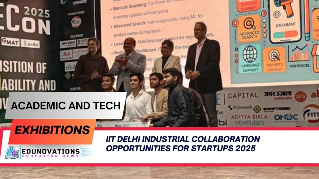 IIT Delhi industrial collaboration opportunities for startups 2025