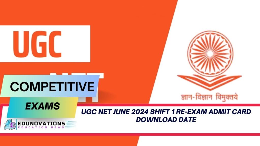 UGC NET June 2024 Shift 1 Re-Exam Admit Card Download