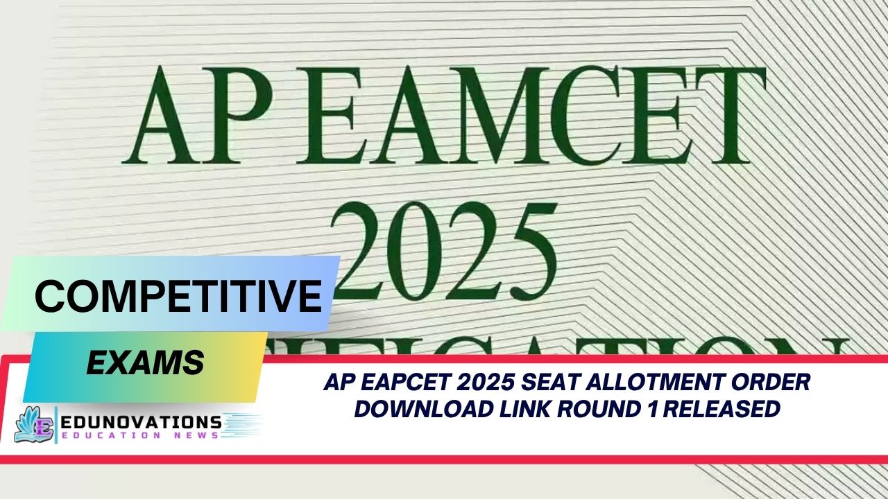 ap eapcet 2025 seat allotment order download link round 1