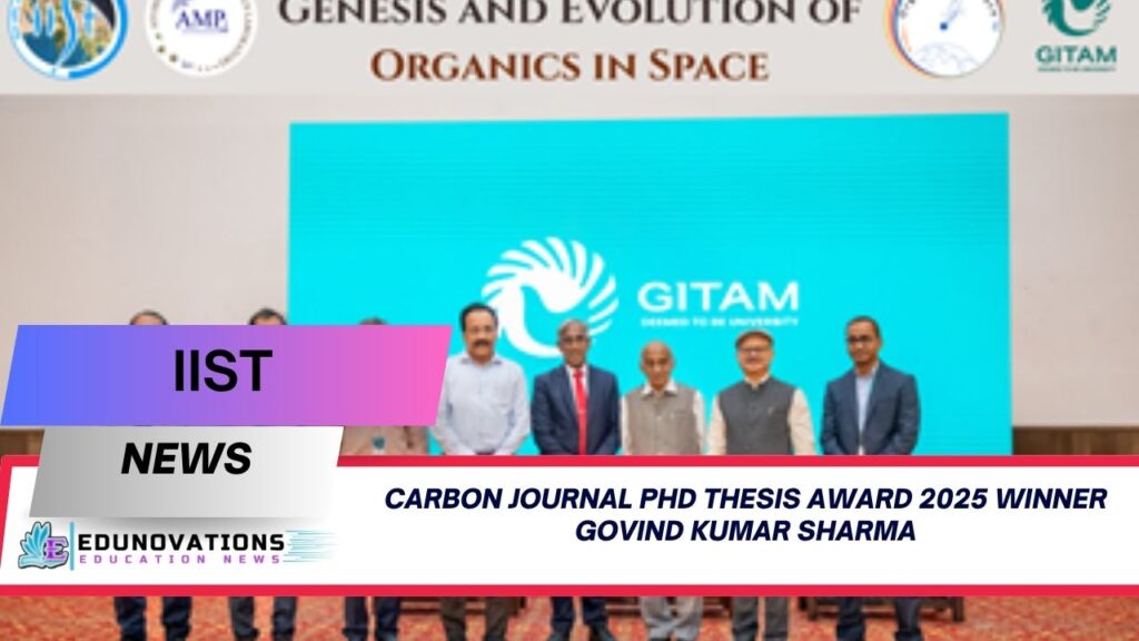 carbon journal phd thesis award 2025 winner govind kumar sharma