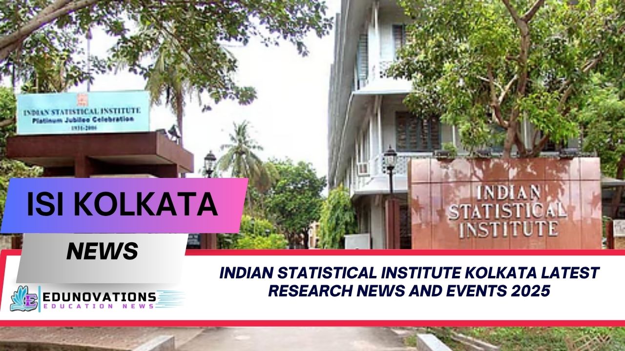 indian statistical institute kolkata latest research news and events
