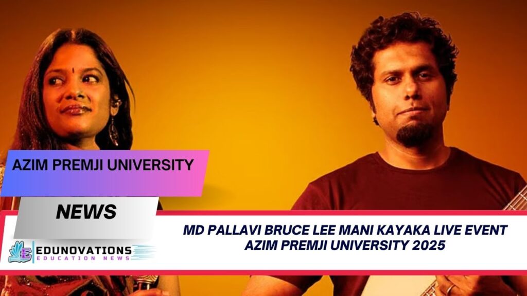 md pallavi bruce lee mani kayaka live event azim premji university 2025