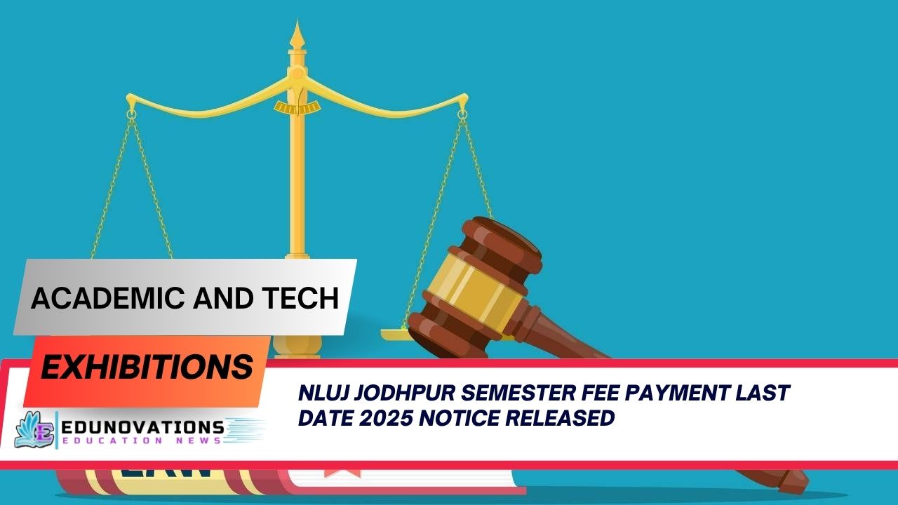nluj jodhpur semester fee payment last date 2025 notice