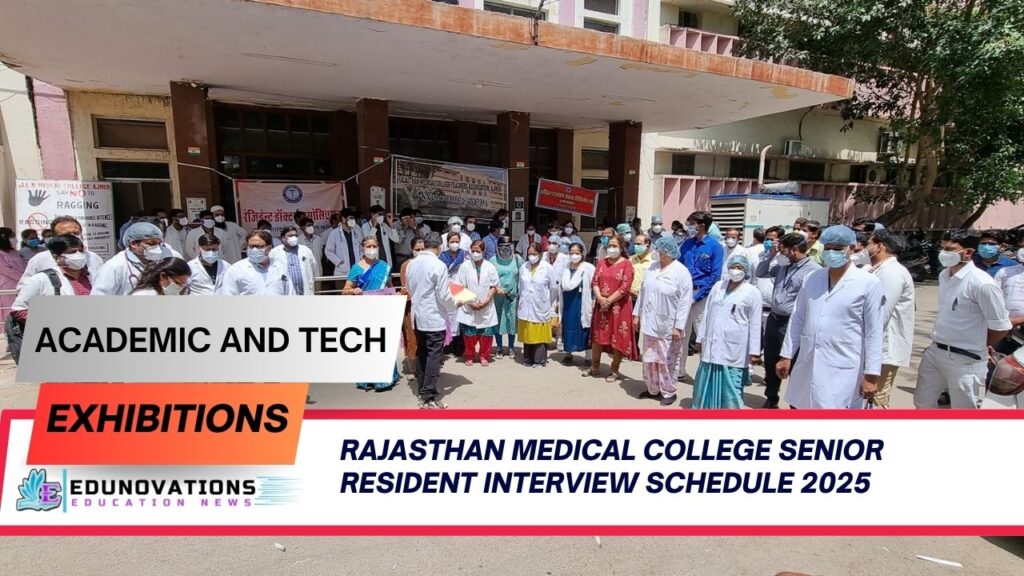 rajasthan medical college senior resident interview schedule 2025