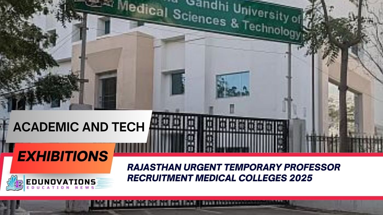 rajasthan urgent temporary professor recruitment medical colleges 2025