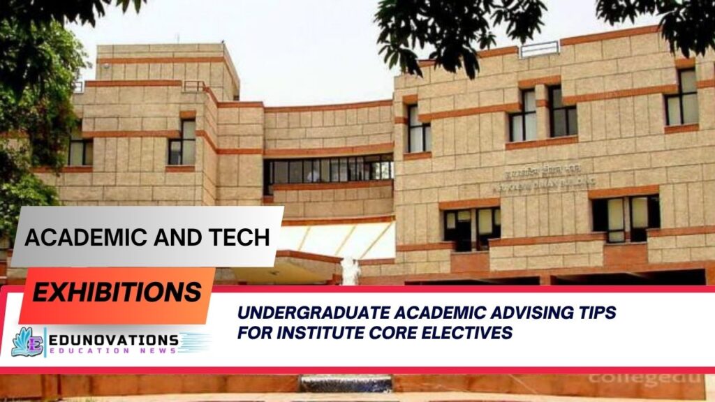 undergraduate academic advising tips for institute core electives