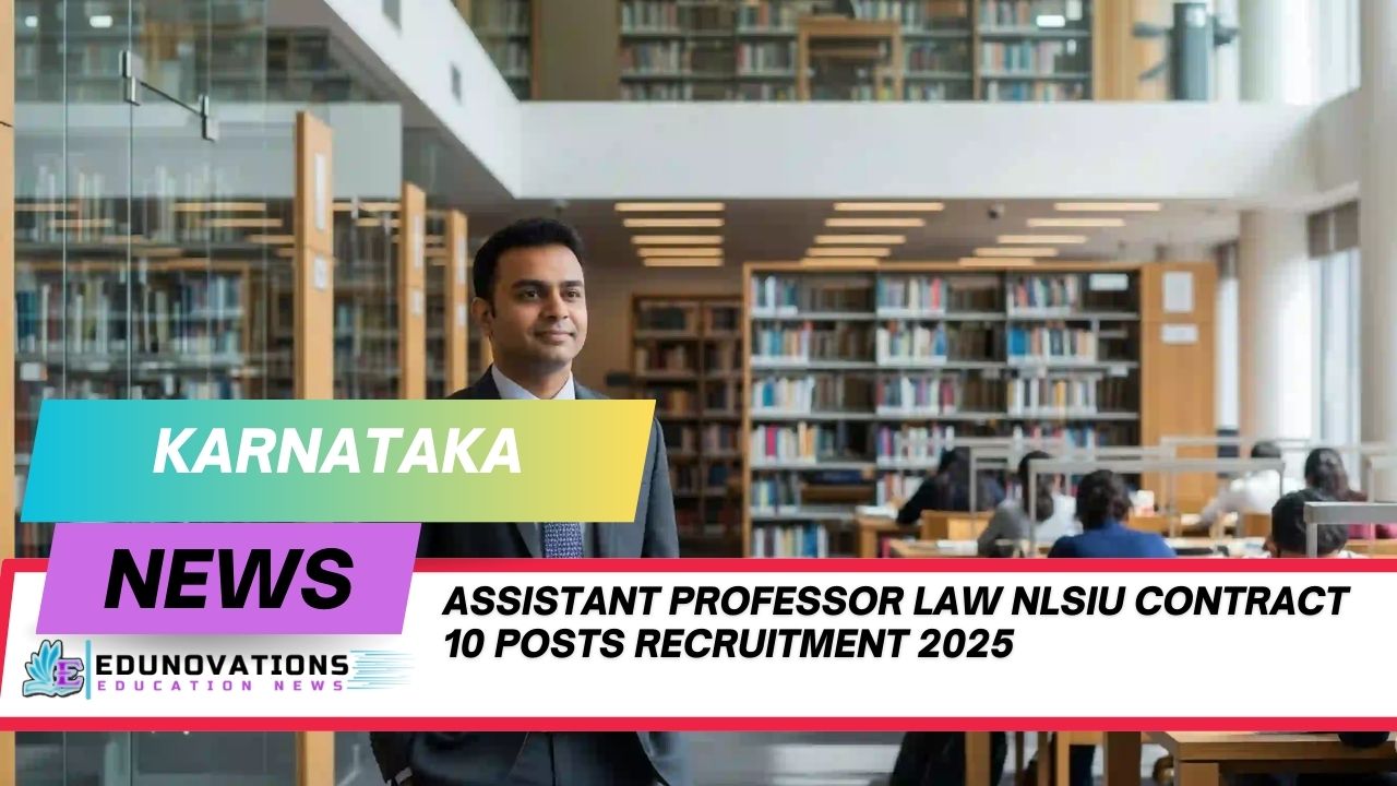 Assistant Professor Law NLSIU contract 10 posts