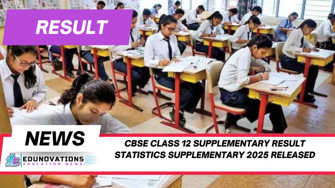 CBSE Class 12 supplementary result statistics supplementary 2025