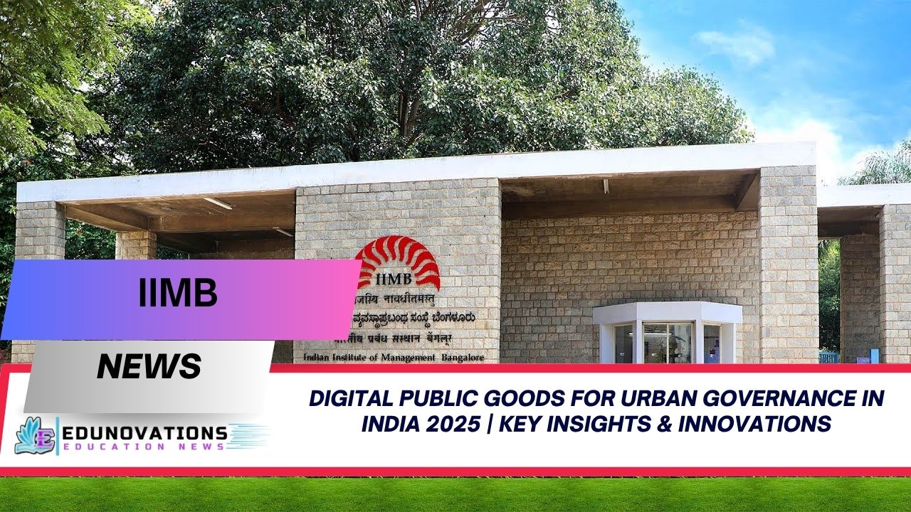 Digital Public Goods for Urban Governance in India 2025