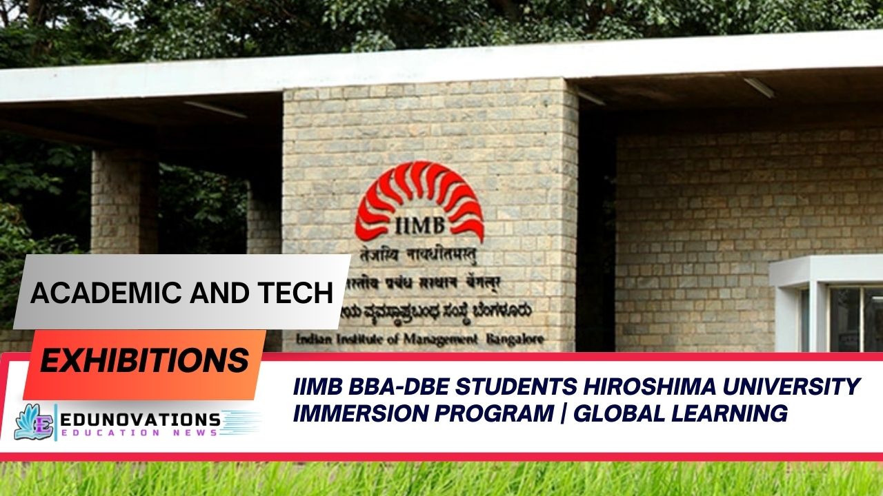 IIMB BBA-DBE students Hiroshima University immersion program