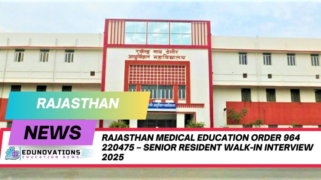 Rajasthan medical education order 964 220475