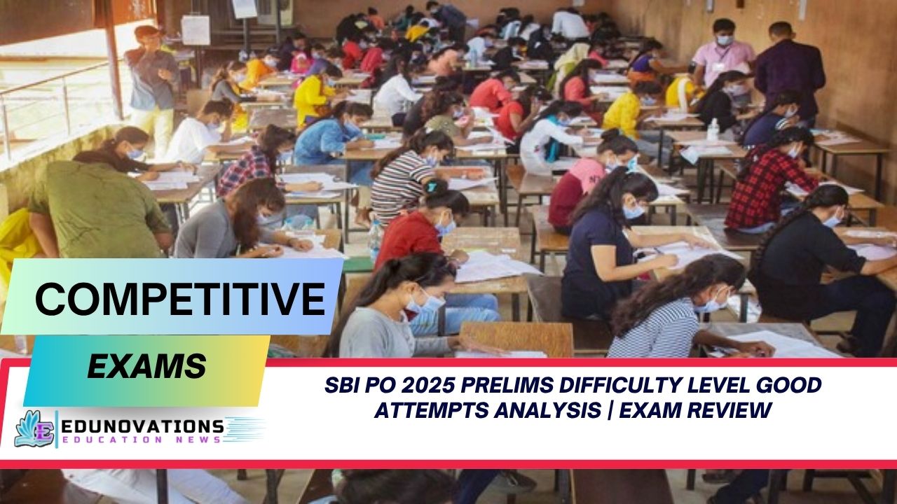 SBI PO 2025 prelims difficulty level good attempts analysis