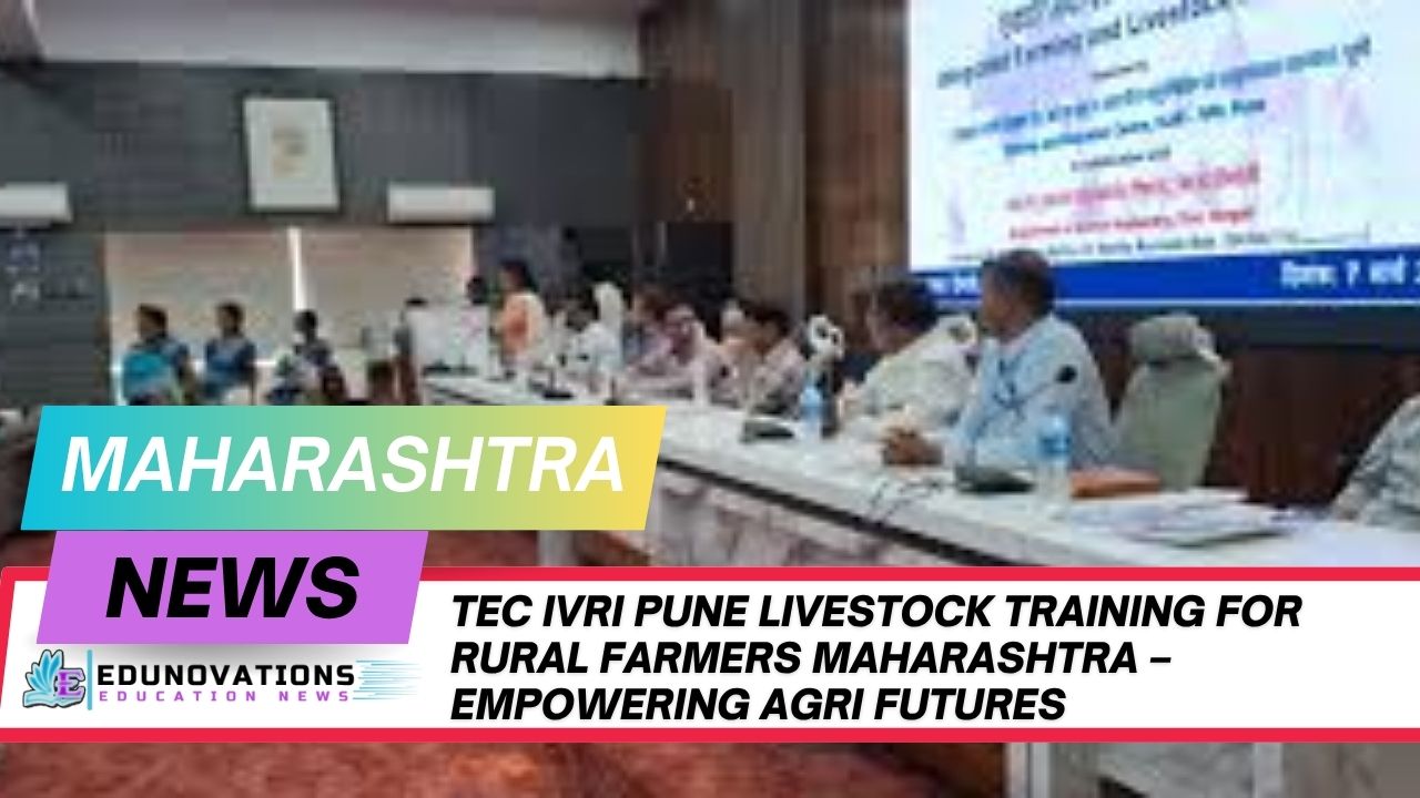 TEC IVRI Pune livestock training for rural farmers Maharashtra