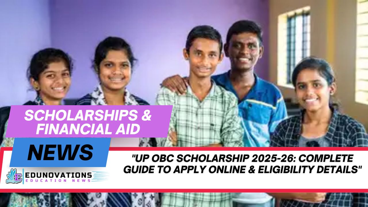 UP OBC Scholarship 2025-26