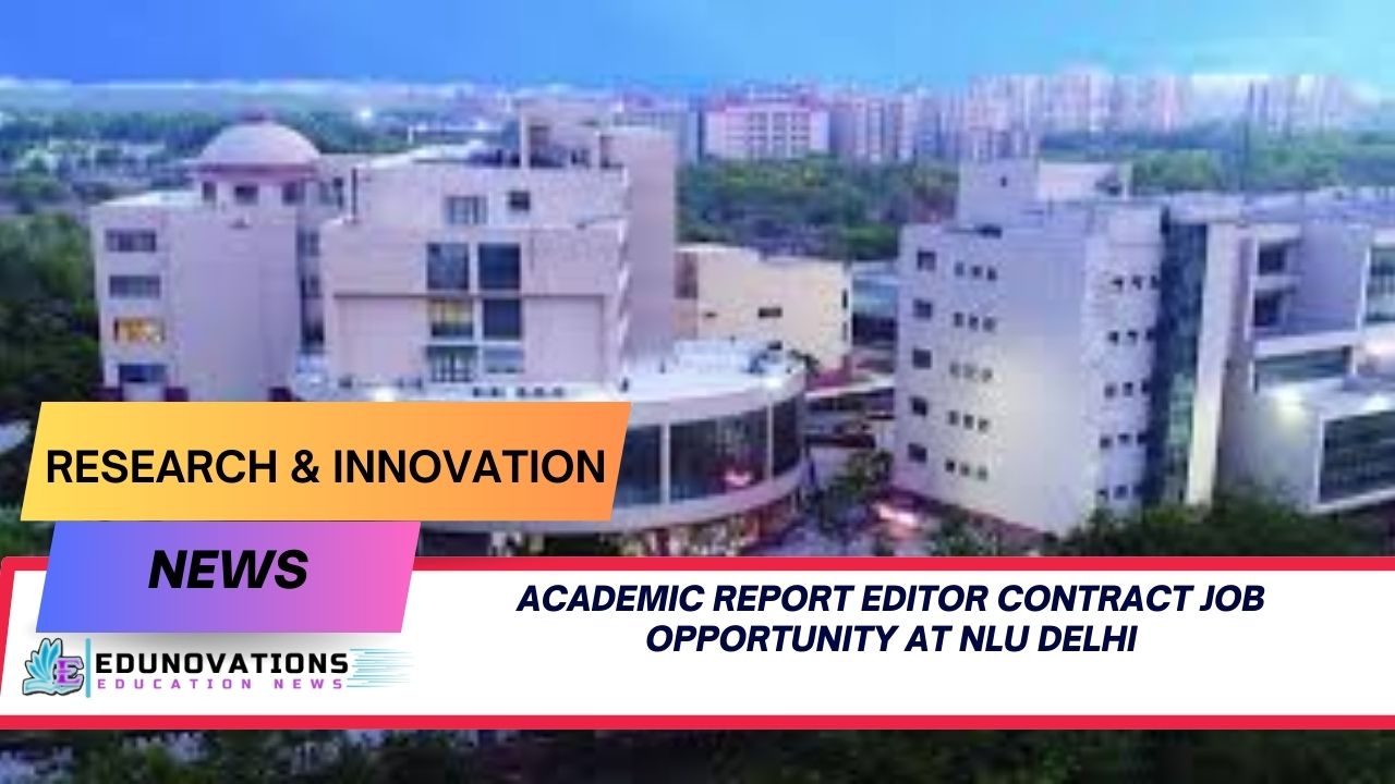 academic report editor contract job opportunity