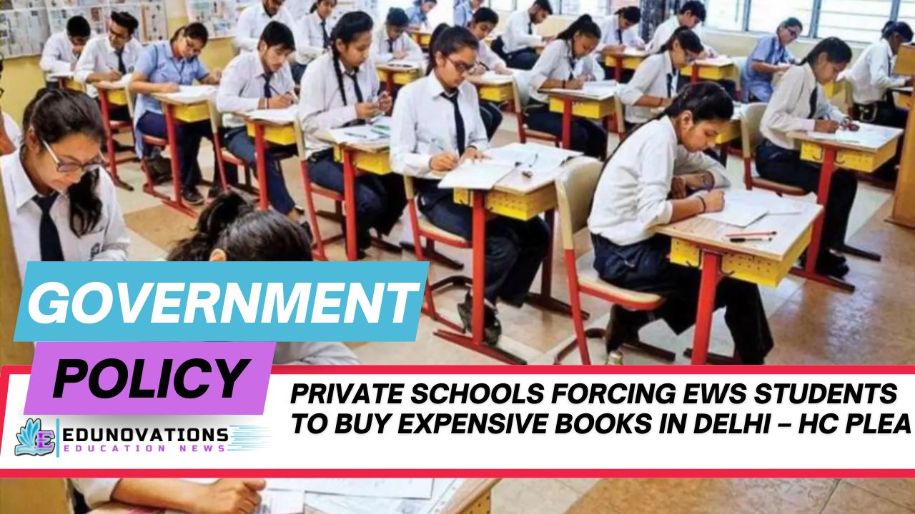 private schools forcing EWS students to buy expensive books in Delhi