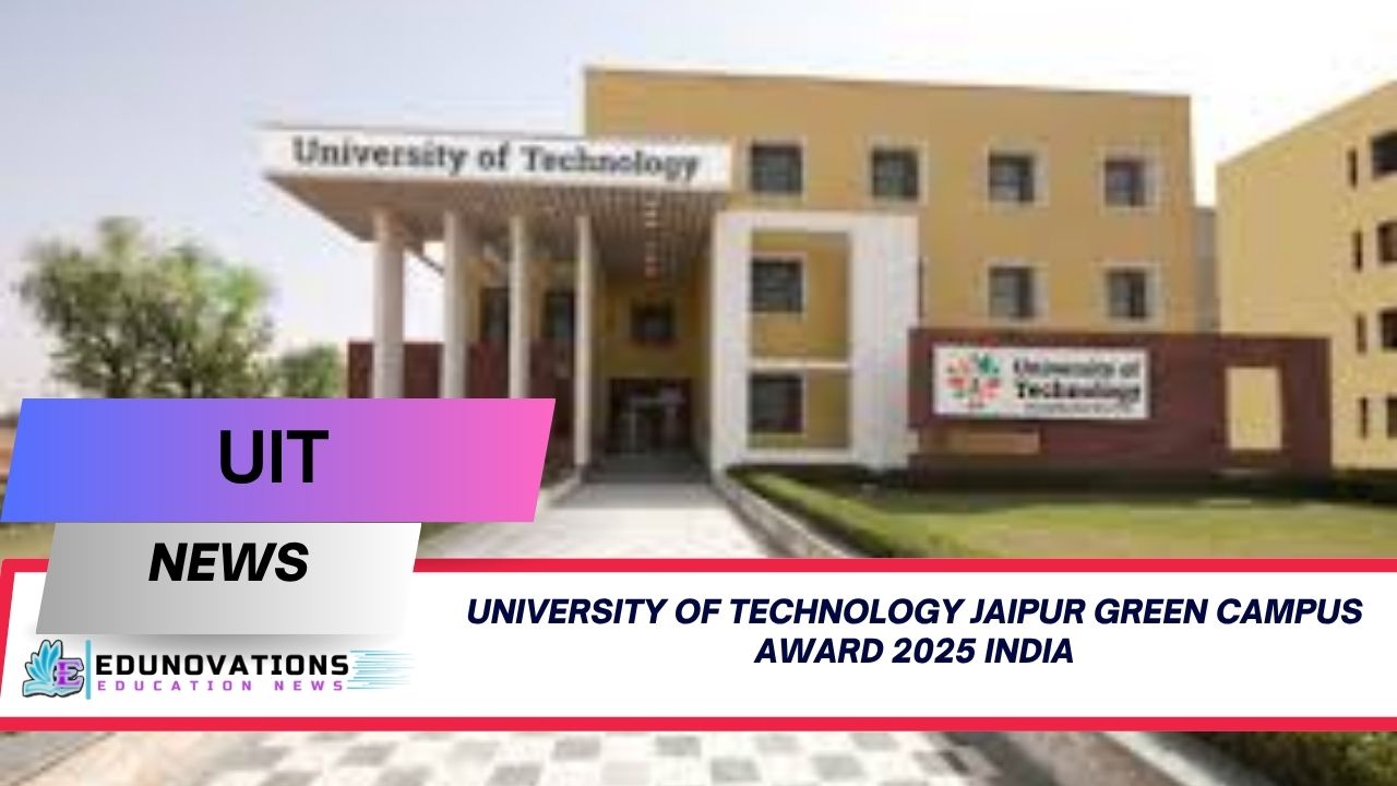 university of technology jaipur green campus award 2025 india