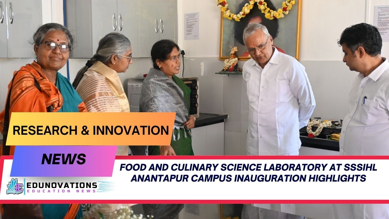Food and Culinary Science Laboratory at SSSIHL Anantapur Campus