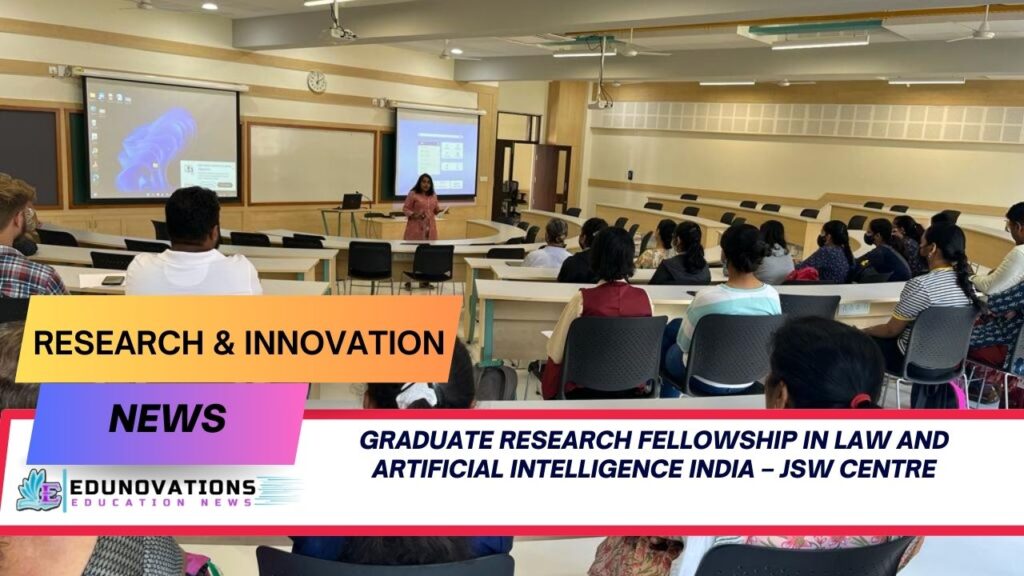 Graduate Research Fellowship in Law and Artificial Intelligence India