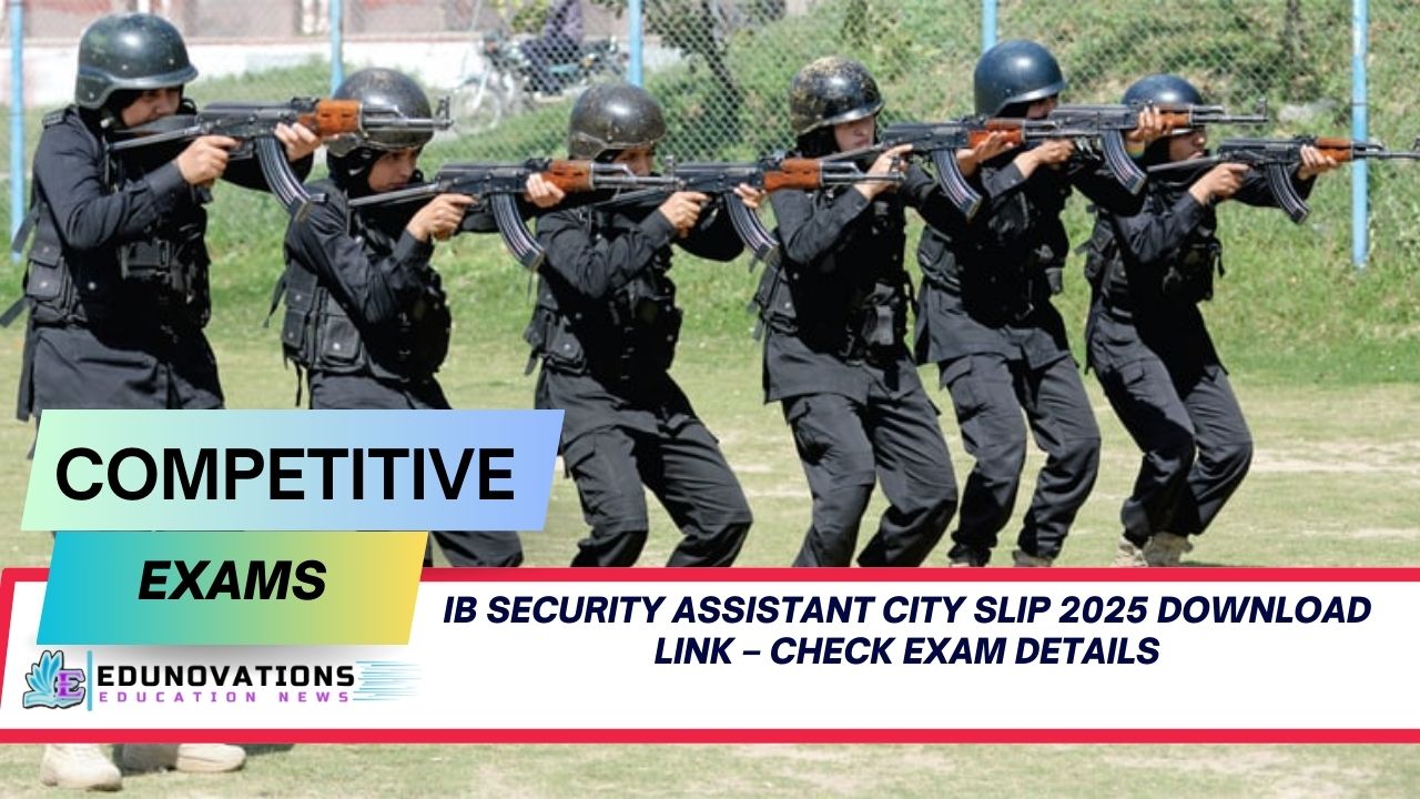 IB Security Assistant city slip 2025 download link