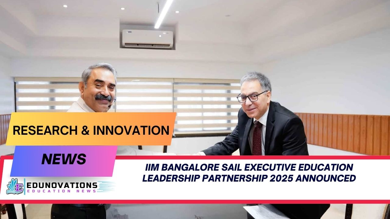 IIM Bangalore SAIL executive education leadership partnership 2025