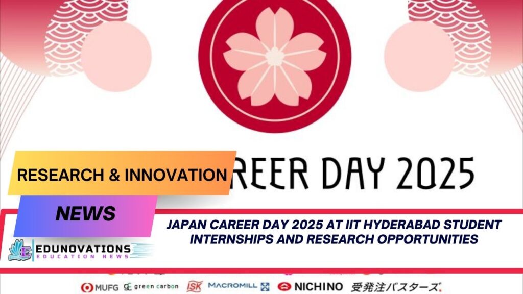 Japan Career Day 2025 at IIT Hyderabad student internships
