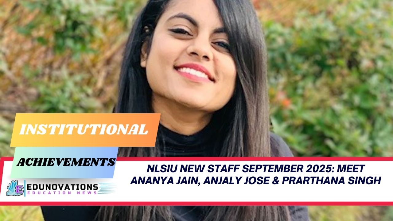 NLSIU new staff September 2025
