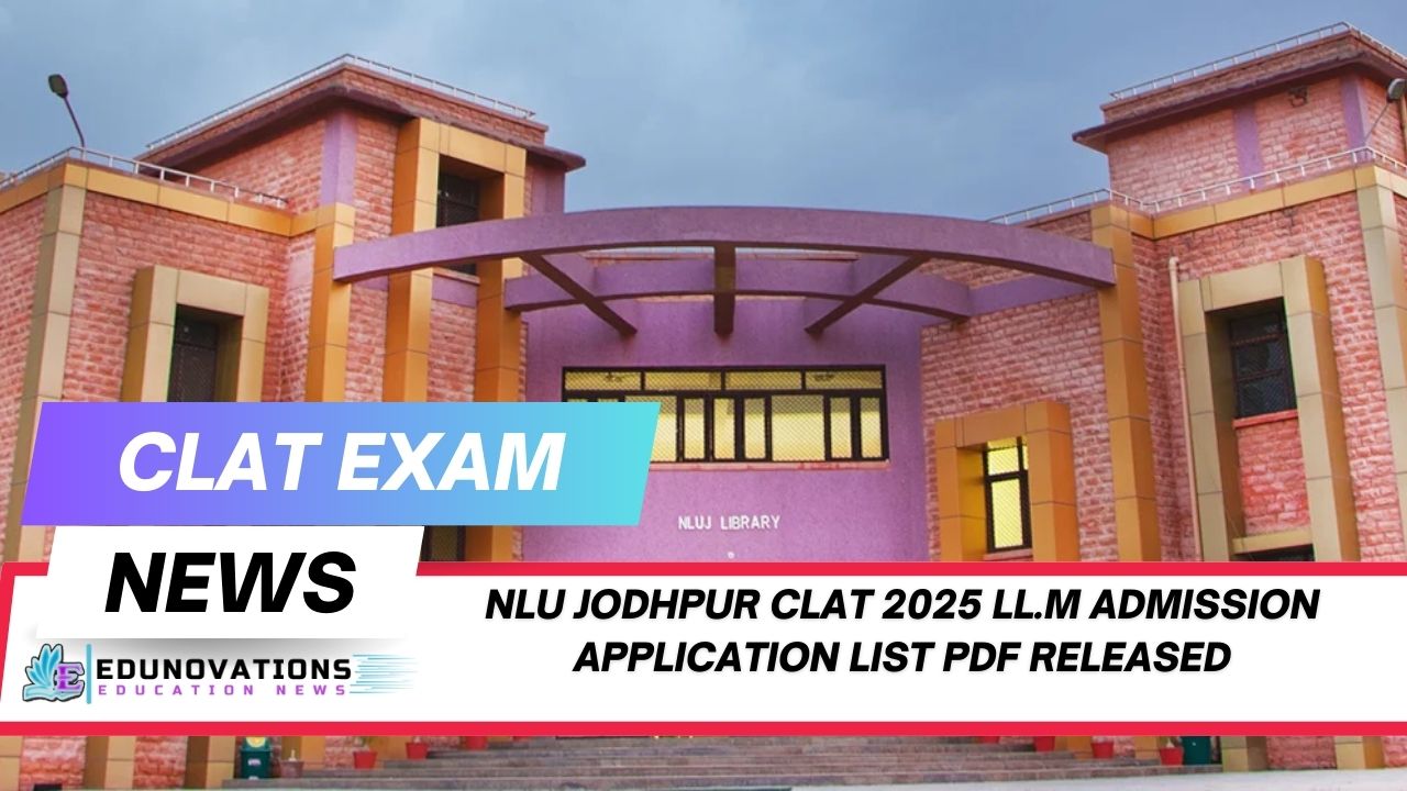 NLU Jodhpur CLAT 2025 LL.M Admission