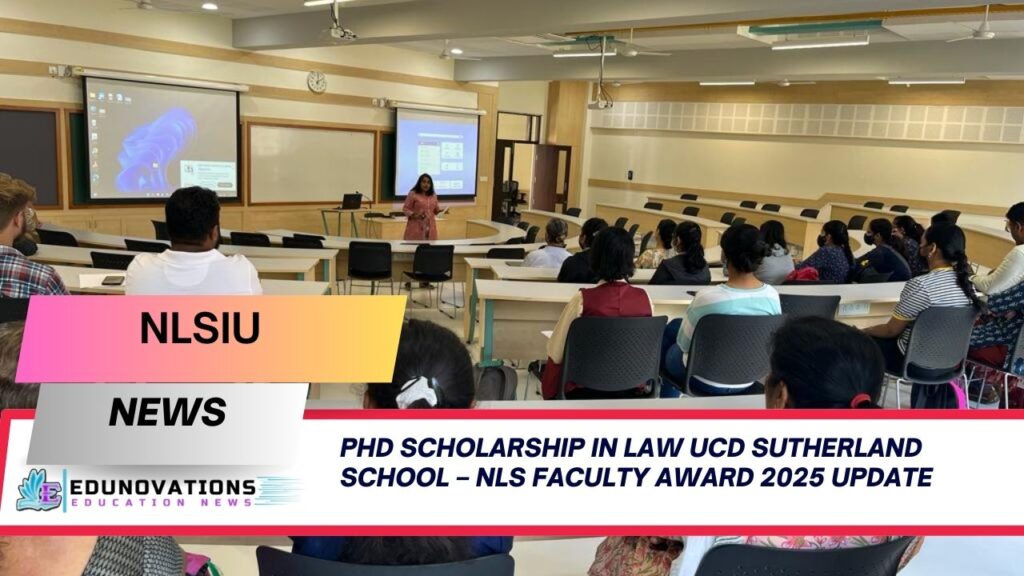 PhD Scholarship in Law UCD Sutherland School