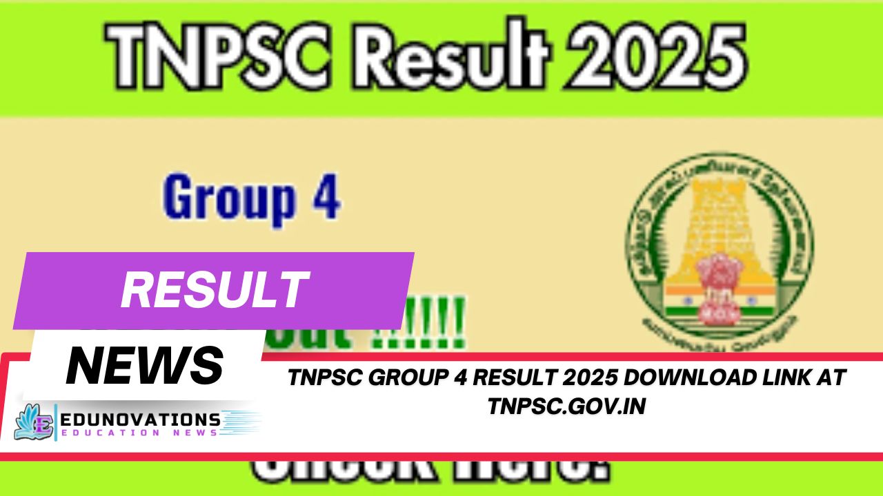 TNPSC Group 4 Result 2025 Download Link