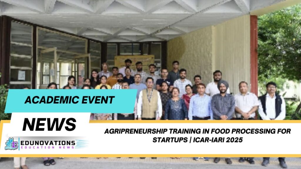 agripreneurship training in food processing for startups