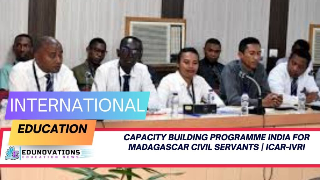 capacity building programme India for Madagascar civil servants