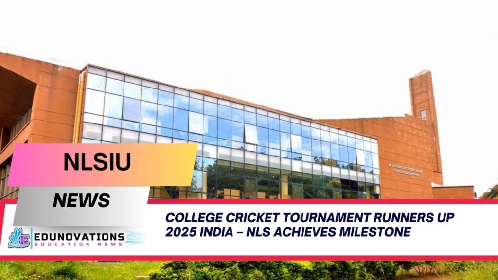 college cricket tournament runners up 2025 India