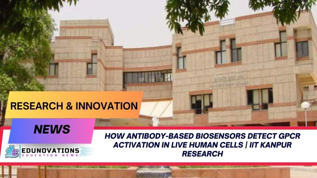 how antibody-based biosensors detect GPCR activation in live human cells