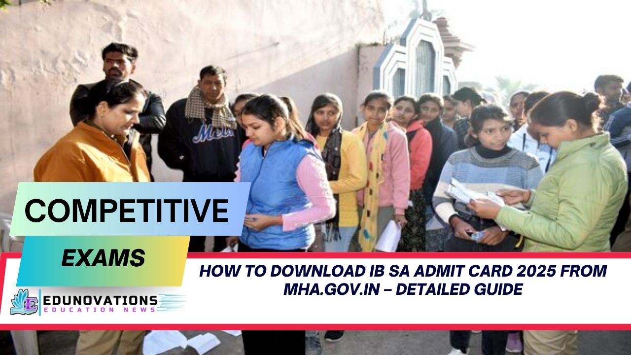 how to download ib sa admit card 2025 from mha.gov.in