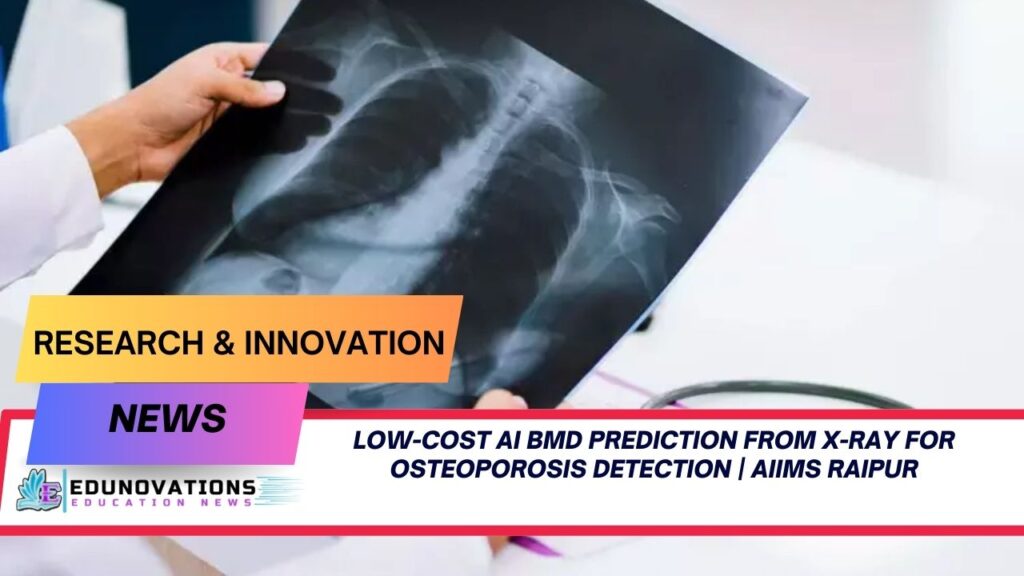 low-cost AI BMD prediction from X-ray for osteoporosis detection