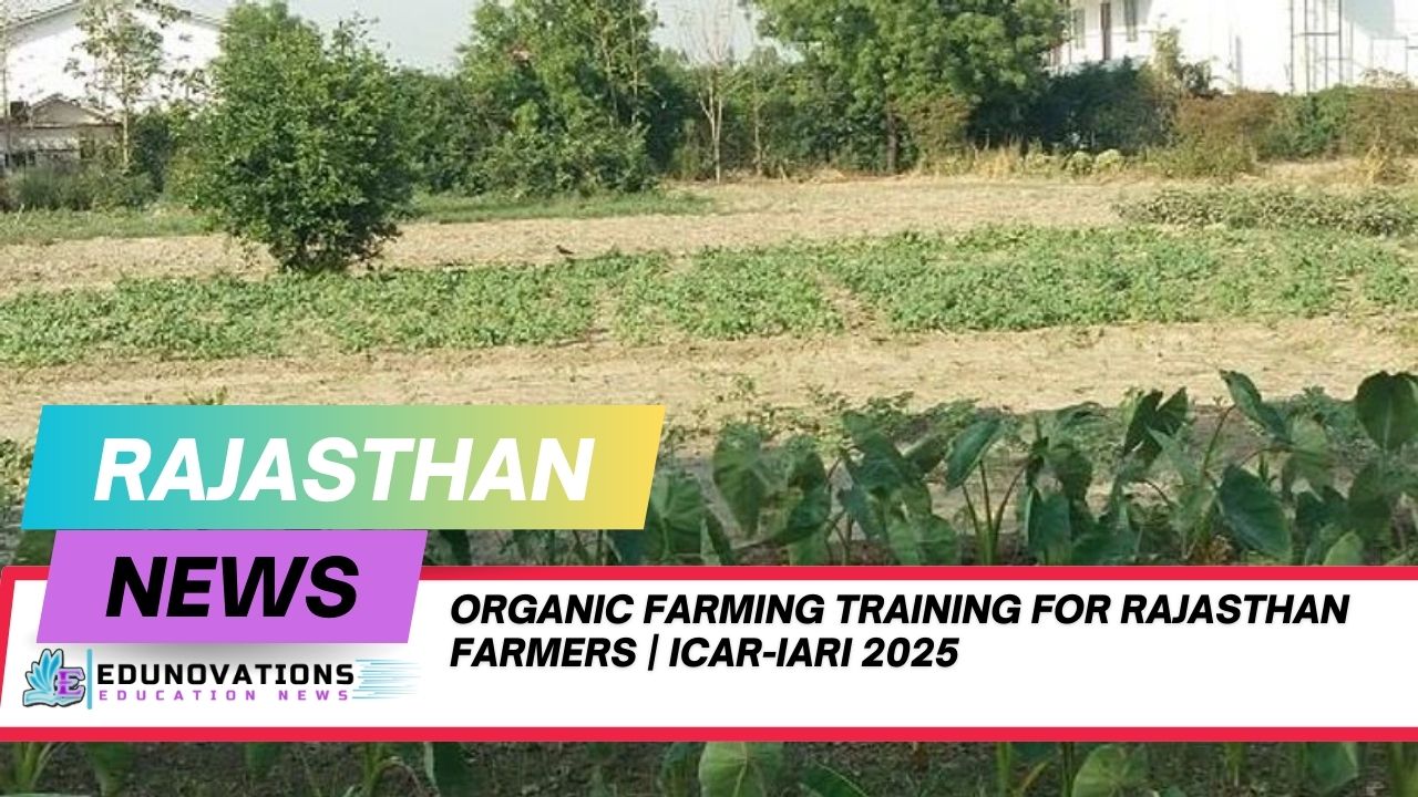 organic farming training for Rajasthan farmers